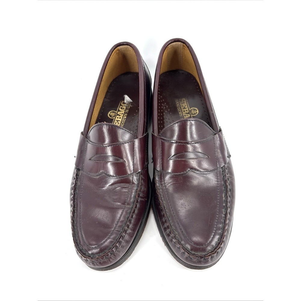 Sebago Leather Classic Penny Loafer Men's 9.5 B Cordovan Shoe